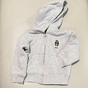 Polo by Ralph Lauren Kids Gray Jacket with Zip up and Front Pockets